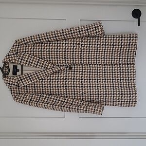 Ann Taylor Houndstooth Suit Jacket / Blazer